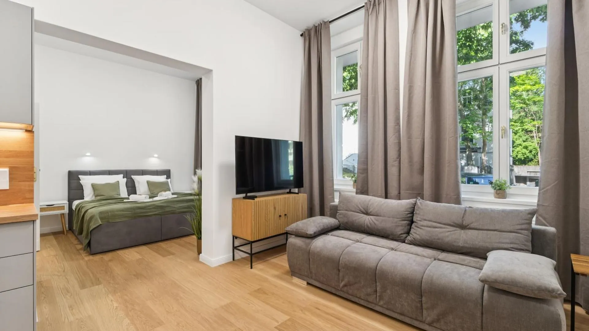 Modern Apartment In Berlín Německo